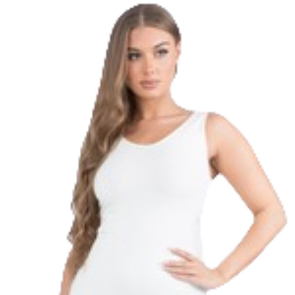 Seamless Reversible Tank Top - One Size Ivory